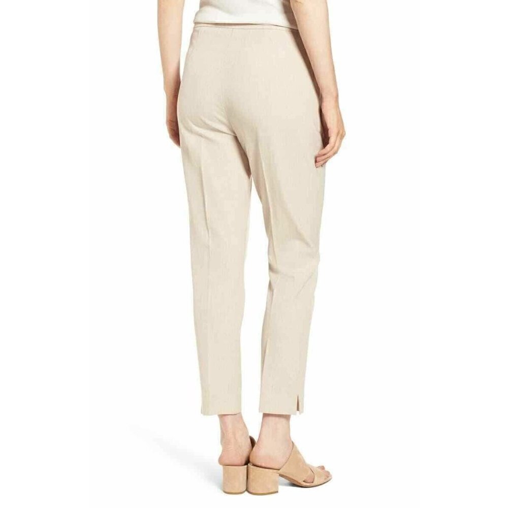 Eileen Fisher Womens High Waist Tapered Pants In Buttercream Size 18 $ - Picture 11 of 12